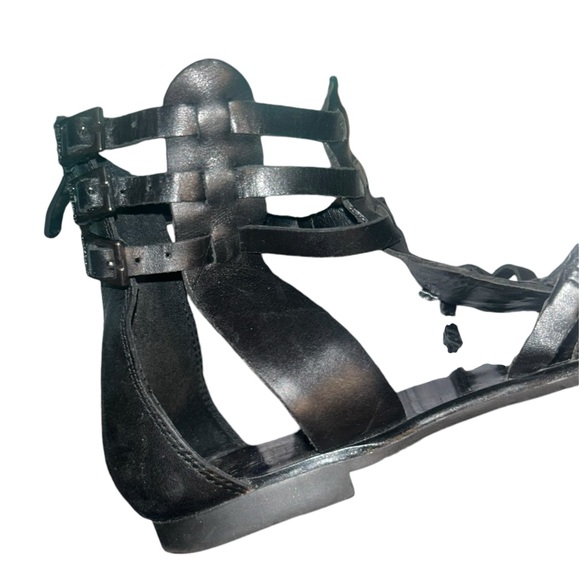 Vince Camuto Jatella Black Leather Sandal Women’s Size 7 (37) - Picture 4 of 12